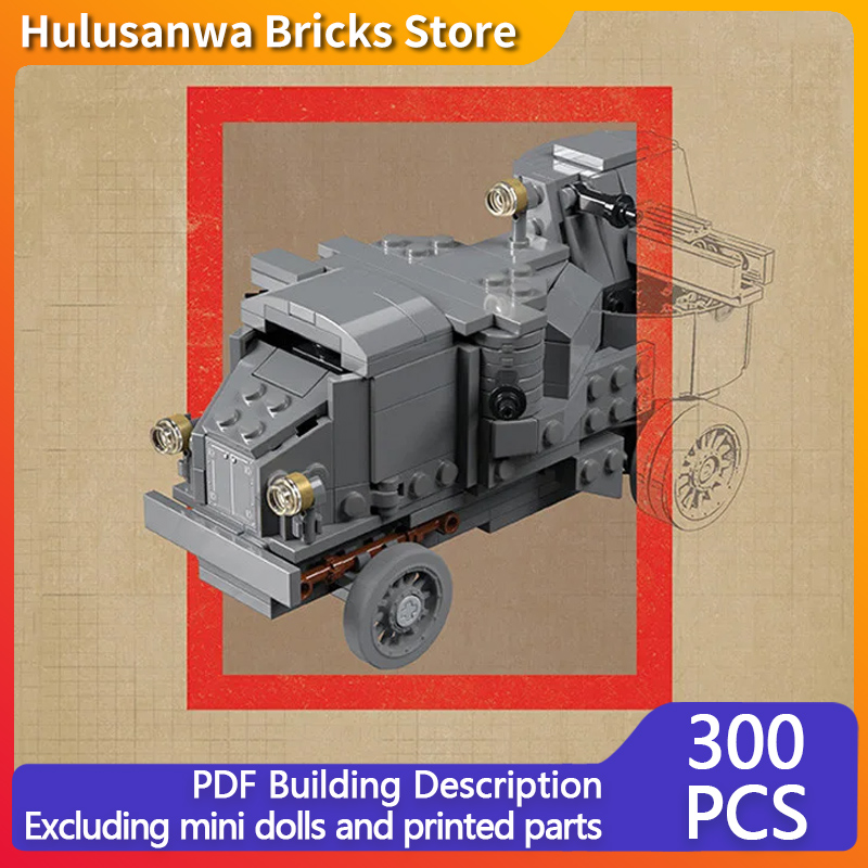 Heavy Equipment Armor - Schweres Militärisches Gepanzertes Fahrzeugmodell MOC Bausteine
